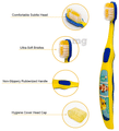 Buddsbuddy Aqua Animals Cartoon Kids Soft Bristles Tooth Brush 3yrs Multicolor thumbnail