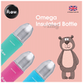 Dr. Flow Omega Thermosteel Vaccum Insulated Baby Bottle Yellow thumbnail