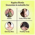 Kapiva Biotin Gummies Strawberry thumbnail