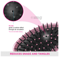 Vega R1 MB Mini Flat Hair Brush for Men & Women thumbnail