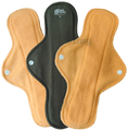 SochGreen Reusable Cloth Pads for Heavy Flow) Green and Orange XL thumbnail
