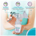 Vega Baby & Mom Natural Expression 7 Level Suction Advance Manual Breast Pump thumbnail