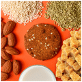 Kikibix 100% Whole Grain Cookies Protein Almond thumbnail