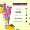 Naturyz L Arginine Effervescent Tablets 2600mg Boost Stamina, Improves Blood Flow & Performance (15 Each) Orange thumbnail