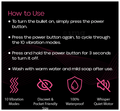 Secret Vibes Bullet Mini Massager Purple thumbnail