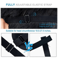 Healthtrek Sleeping Eye Mask with Cooling Gel Insert for Tired Eyes Black thumbnail