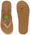 Ortho + Rest Women's Cool Extra Soft and Comfortable Orthopedic Flip Flops for Home Daily Use Tan 7 thumbnail