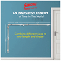 Simon's Flexy 304 Stainless Steel Grab Bar for Bathroom and Toilet Safety with 2 Legs of 4.5 cm 45cm thumbnail