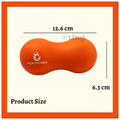 Healthtrek Peanut Shaped Massage Ball Orange thumbnail