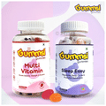 Gummsi Combo Pack of Multivitamin Strawberry & Sleep Easy Orange Gummies (30 Each) thumbnail