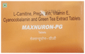 Maxnuron-PG Tablet with L-Carnitine, Pregabalin, Vitamin E, Cyanocobalamin & Green Tea Extract thumbnail