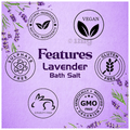 Vedic Ayurveda Natures Science Bath Salt for All Type of Skin (200gm Each) Lavender thumbnail