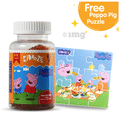 Kiddoze Combo Pack of Multivitamin Lemon & Iron Strawberry Gummies(60 Each) thumbnail
