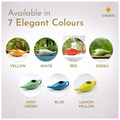 Sarveda Ceramic Jala Neti Pot for Nasal Cleansing Yellow Gold thumbnail