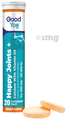 Good Yog Happy Joints + Calcium with Vitamin D3 Effervescent Tablet Orange thumbnail