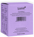 Sparkle Combo Pack of Bamboo Sanitary Pads Made with Natural Biodegradable Ingredients 2 Regular, 1 Overnight & 1 Large (7 Each) thumbnail