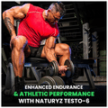 Naturyz Testo-6 Plant-Based Testosterone Booster Tablets For Men Supports Strength, Stamina & Muscle Growth thumbnail