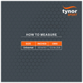 Tynor Wrist Wrap with Thumb Loop Universal Orange & Black thumbnail