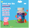 Kiddoze Combo Pack of Calcium & Omega & DHA Gummies (60 Each) thumbnail