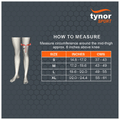 Tynor Thigh Support Air Pro Medium Black & Green thumbnail