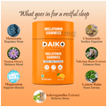 Daiko Wellness Melatonin Sleep Gummies | Natural Sleep Aid | Reduces Stress & Promotes Sleep | Orange thumbnail