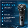 Philips S3144/03 Shaver Deep Blue thumbnail