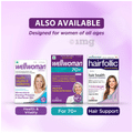 Wellwoman 50+ Multivitamins Health Supplement for Women | Reduces Tiredness & Fatigue | Gluten free Tablet thumbnail