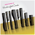Vega HMBC 101 Graduated Black Dressing Handmade Hair Comb thumbnail