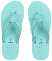 Yoho Lifestyle Ortho Soft comfortable and stylish flip flop Slipper for women ArchFlex Size 7 Aqua Blue thumbnail