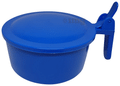 Sahyog Wellness PVC Sputum Pot with Plastic Cover Blue thumbnail