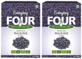 Everyday Four Afghan Black Raisins (200gm Each) thumbnail
