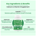 Tata 1mg Calcium & Vitamin D Supplement Tablet thumbnail