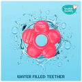 Buddsbuddy Single Color BPA free Water Filled 4m+ Teether Red thumbnail