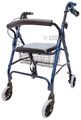 EASYCARE EC5001 Folding Rollator (Capacity 75kg) Black thumbnail