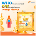 Dr. Morepen Premium ORS Powder | Sachet for Oral Rehydration (21.8gm Each)Flavour Orange thumbnail