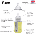 Dr. Flow Omega Thermosteel Vaccum Insulated Baby Bottle Yellow thumbnail