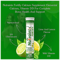 Nutrainix Fortify Calcium & Magnesium with Vitamin D3 Effervescent Tablet (20 Each) Lime-Lemon thumbnail