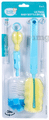 Buddsbuddy 5 in 1 Ultima Baby Feeding Bottle, Nipple, Straw Brush Cleaner Blue thumbnail