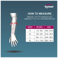 Tynor E 01 Elastic Wrist Splint Medium Grey Left thumbnail