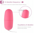 Gizmoswala Wireless Remote Control Jump Egg Body Massager Pink thumbnail