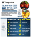 Trexgenics Quercetin 400mg Bromelain 200mg Veg Capsule thumbnail