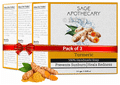 Sage Apothecary Combo Pack of 100% Hand Made Soap (100gm Each) Turmeric thumbnail