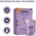 Sanfe Intimate Wipes (10 Each) Lavender & Chamomile thumbnail