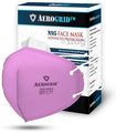 Aerogrid FFP2 BIS Certified 5 Layer N95 Mask Pink with Adjustable White Head Loop thumbnail