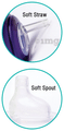 Buddsbuddy BPA Free Anti Spill Design Momo 2 in 1 Baby Sipper (Spout + Straw) Cup Blue thumbnail