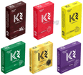 K2 Combo Pack of Dotted Condom Chocolate,Strawberry,Banana(10Pc Each) Mint,Extra Time,Grapes(3pc Each) thumbnail
