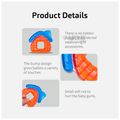 Buddsbuddy Double Color BPA free Water Filled 4m+ Teether Blue-Orange thumbnail