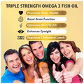 End2End Nutrition Triple Strength Omega 3 Fish Oil Softgel (60 Each) thumbnail