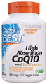 Doctor's Best High Absorption CoQ10 with Bioperine 100mg Veggie Cap | For Heart & Energy thumbnail