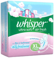 Whisper Ultra Soft Sanitary Pads XL thumbnail